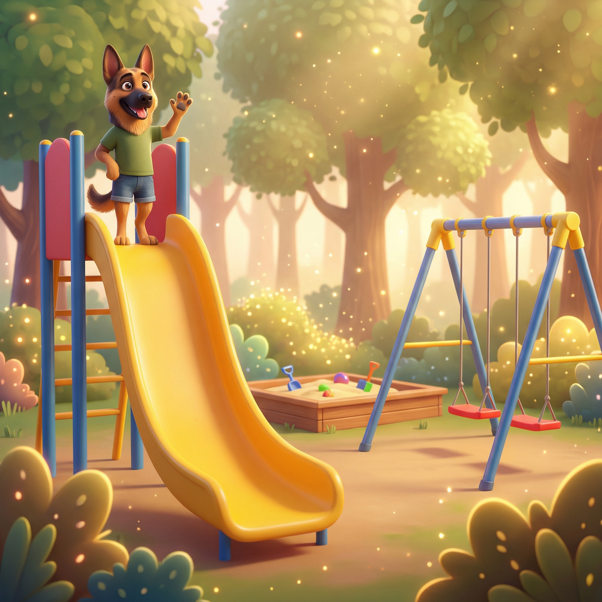 3D Render (Pixar Style) example