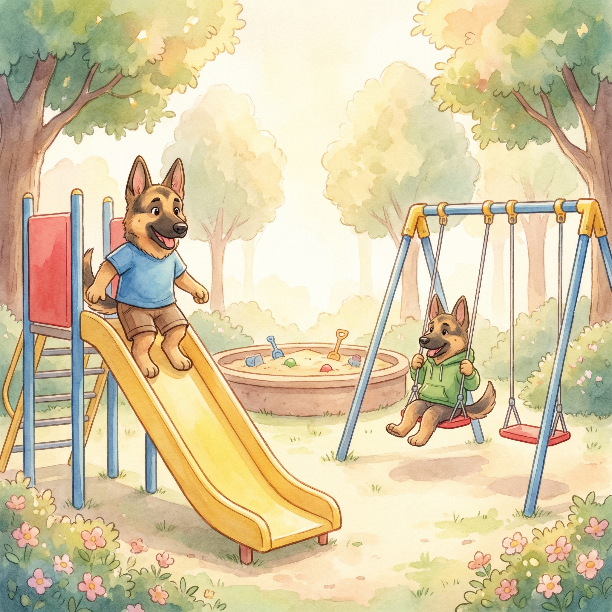 Soft Watercolor example